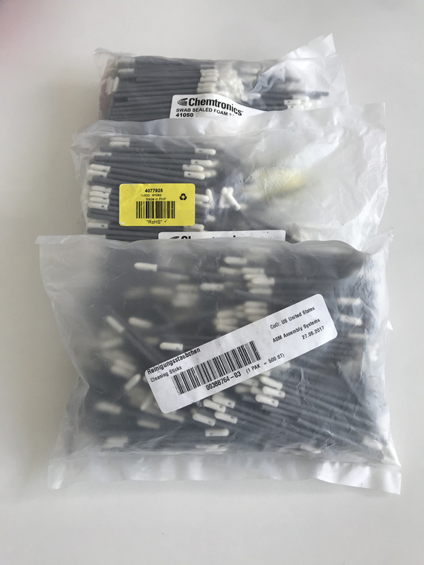Siemens ASM Siplace SMT Consumables Black Cleaning Sticks